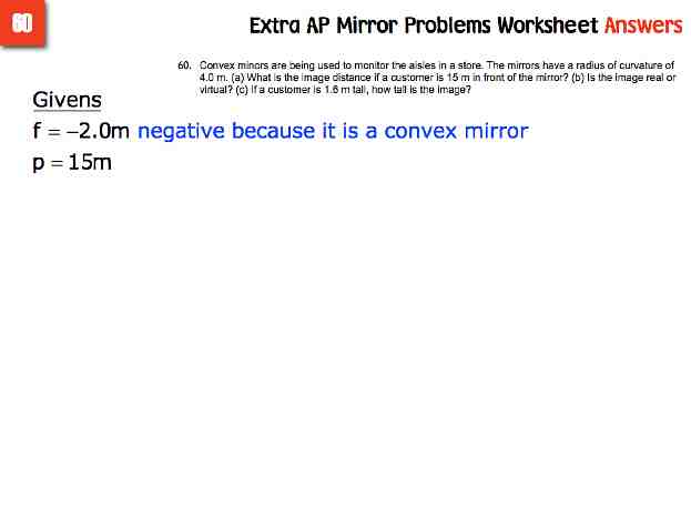 AP Extra Mirror Probs Answers.017-001